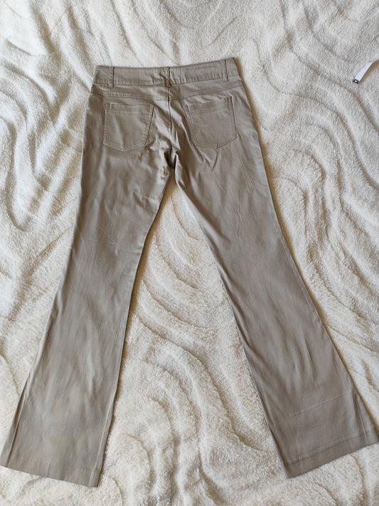 Pantalon La City – Beige Clair – Taille 42 – Élégance Décontractée & Intemporelle