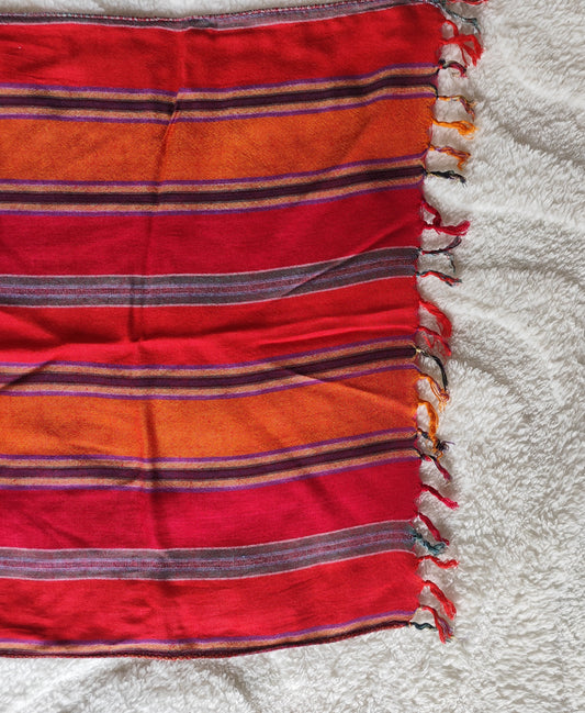 Écharpe tissée  multicolore – 170 × 47 cm