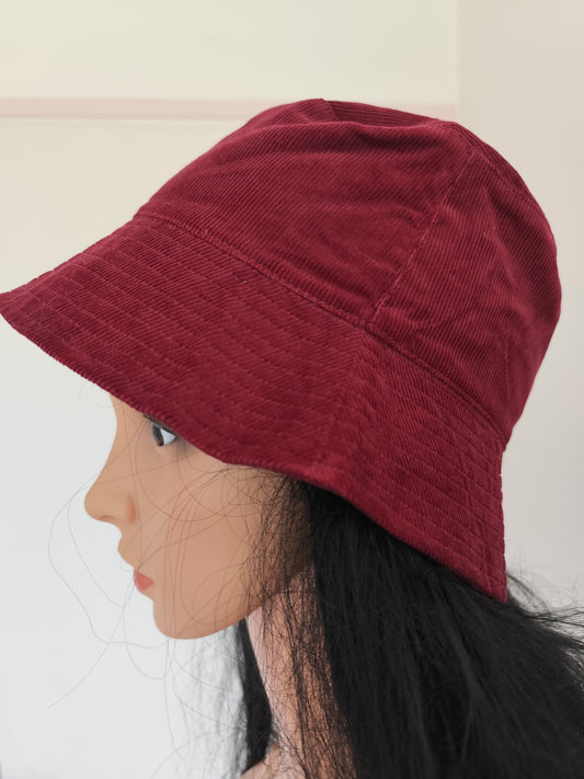 Bob côtelé bordeaux LDADPR