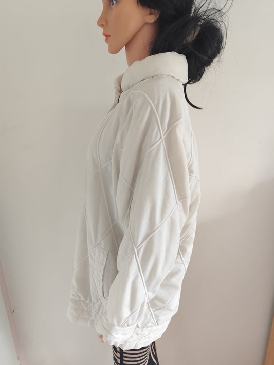 Veste matelassée blanche – T. 40/42