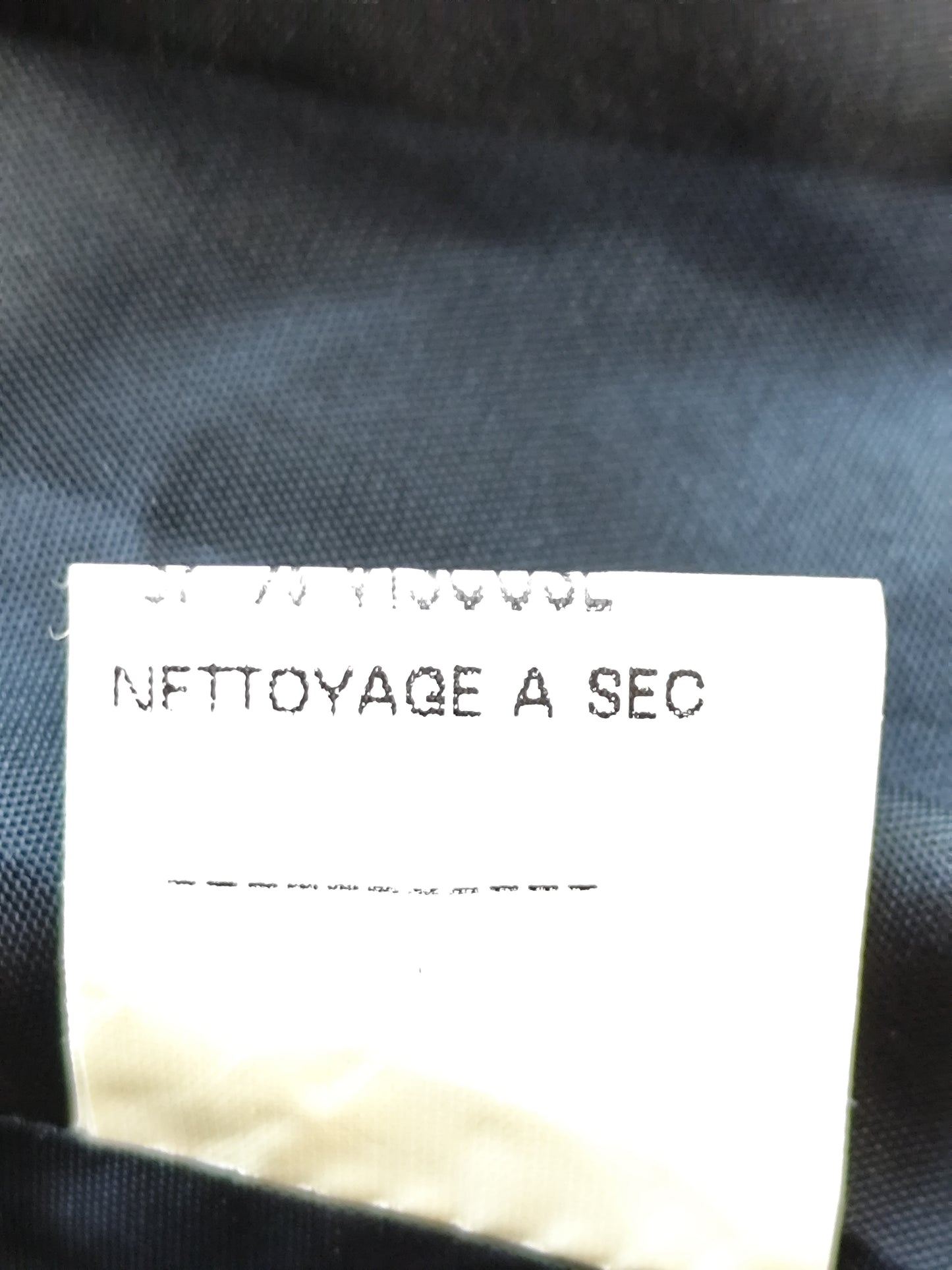 Veste vintage en velours frappé noir - Thérèse Baumaire - Taille 38