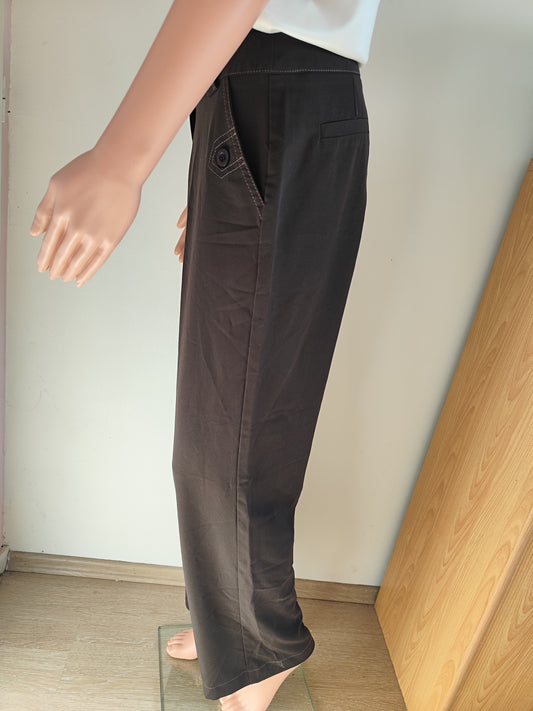 🤎 Pantalon Léger Marron – Élégance & Confort – Taille 38/40