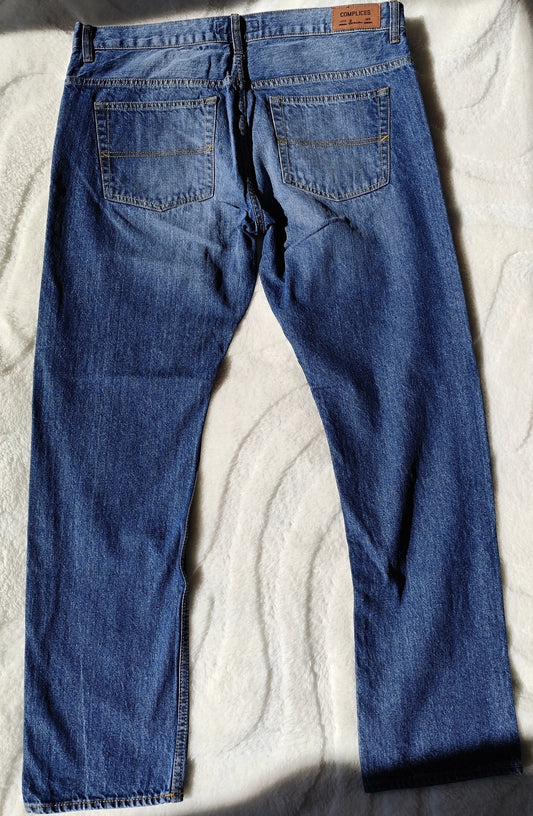 Jean Homme Vintage Complices – Coupe Droite – Bleu Authentique - Taille 48