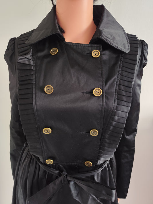 Trench noir satiné My Collection – Taille 36/38