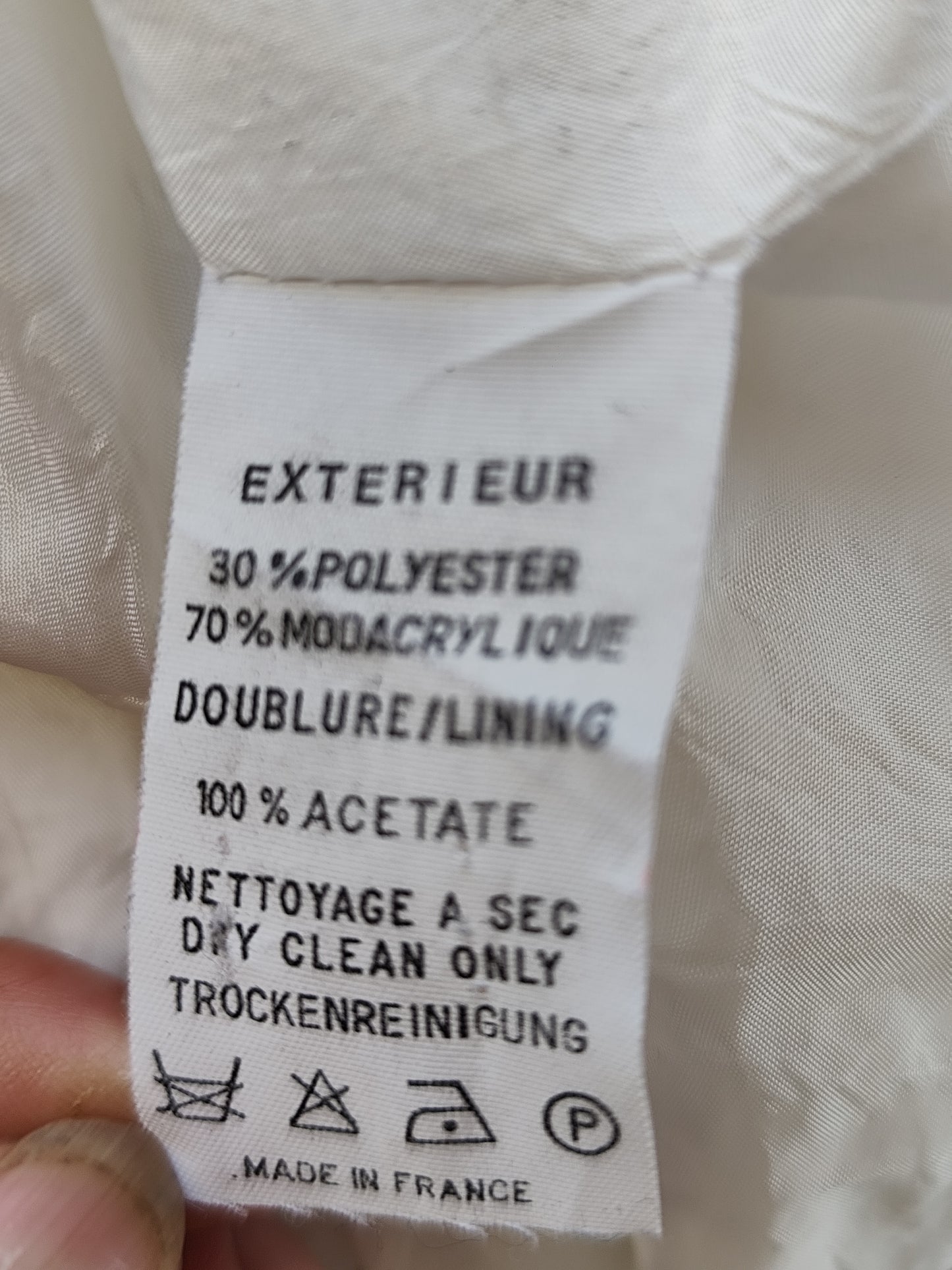 Trench léger blanc cassé à capuche - Impertinence Paris - Taille unique/oversize 42 au 52