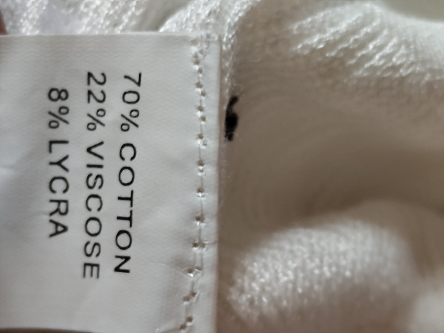 Robe blanche plissée Excelium – Taille 36/38