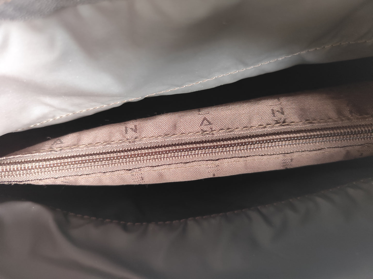 Sac bandoulière Lancaster marron chocolat en toile