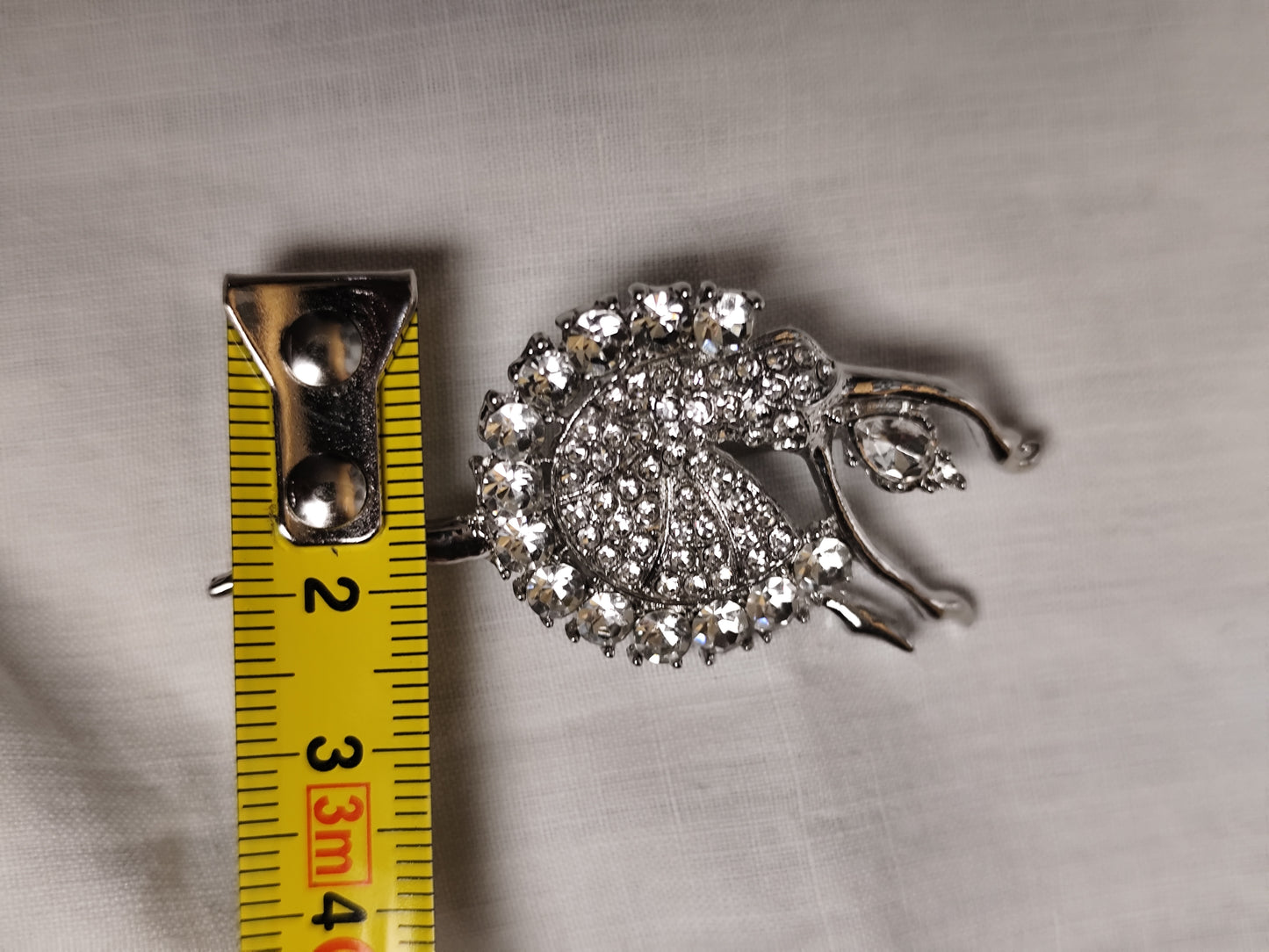Broche Ballerine Étincelante en Strass