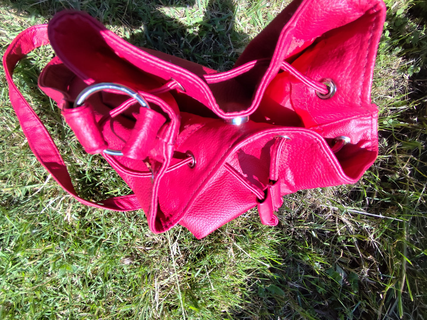 Sac seau Rodier rose framboise – 30x27x18 cm