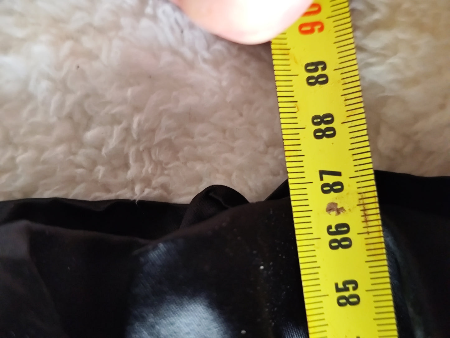 Trench noir satiné My Collection – Taille 36/38