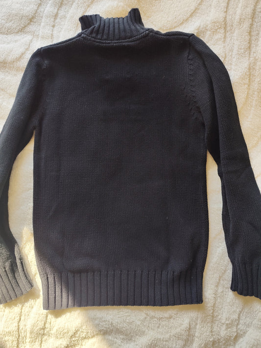 Pull col montant noir Jules – Taille M