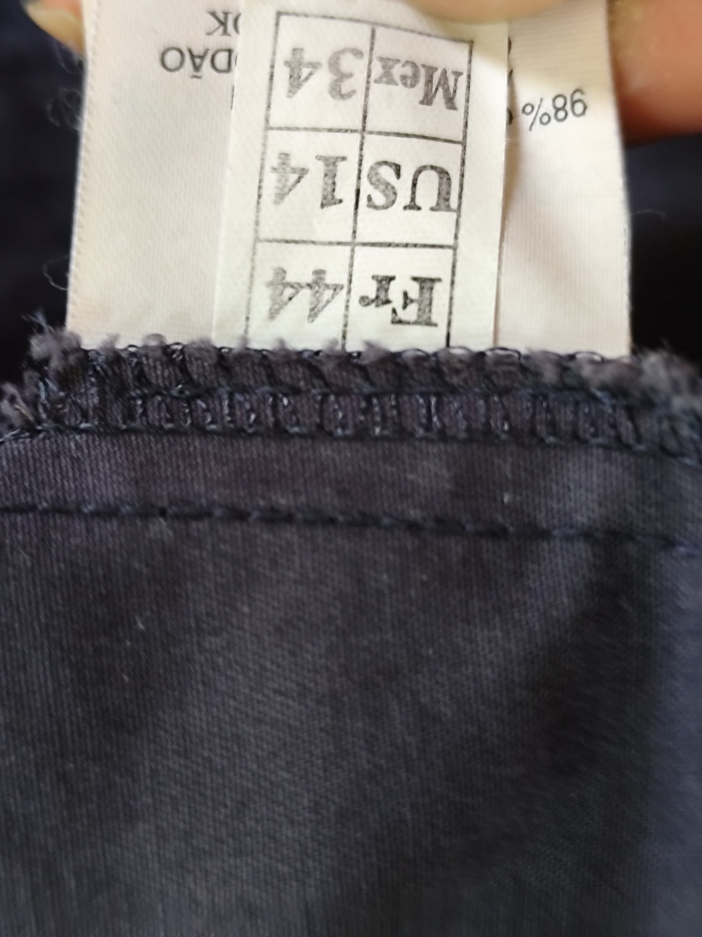 Veste courte cintrée Alain Manoukian bleu marine - Taille 42