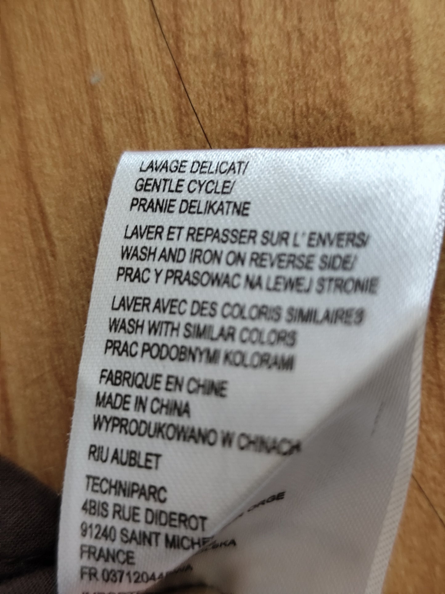 Tunique brodée marron chocolat – Jacqueline Riu – Taille 40