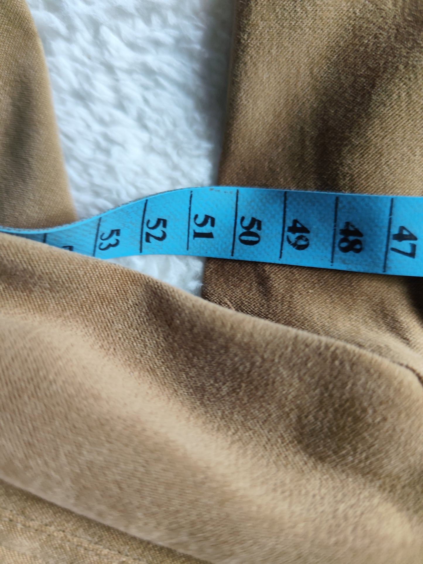 Veste  camel en suédine – Taille 38/40