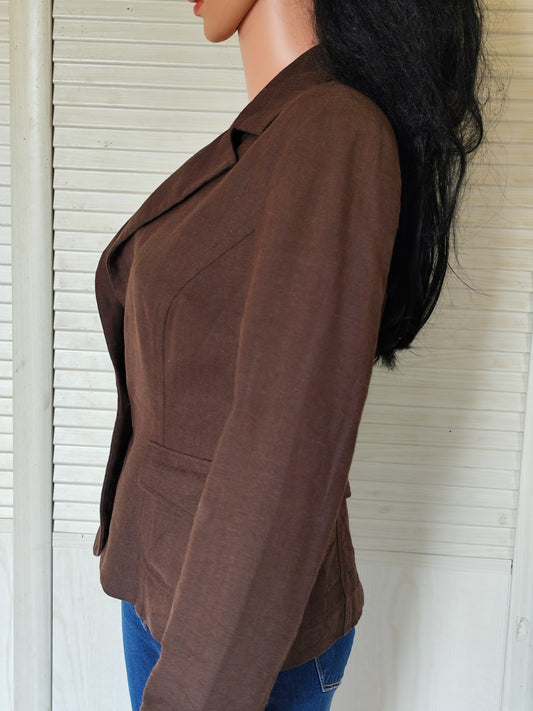 Blazer prototype 2005 Caroll - marron chocolat - taille 36/38