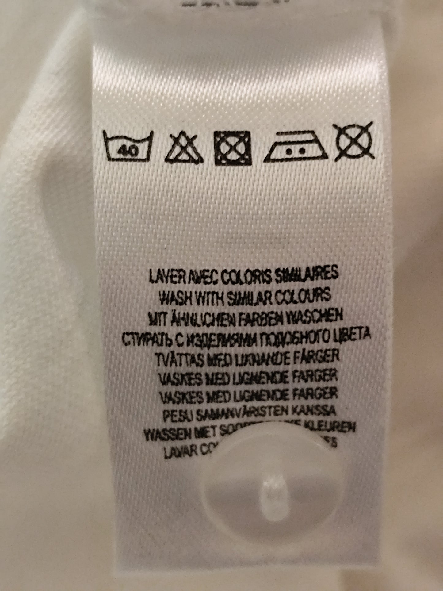 T-shirt brodé Daxon en coton – Taille M (38/40)