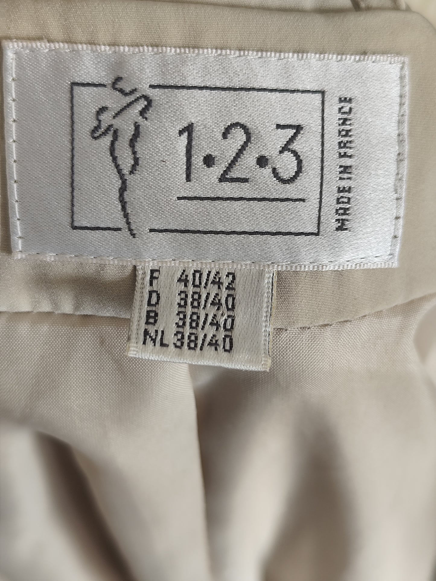 Trench long beige 1.2.3 – Taille 40/42