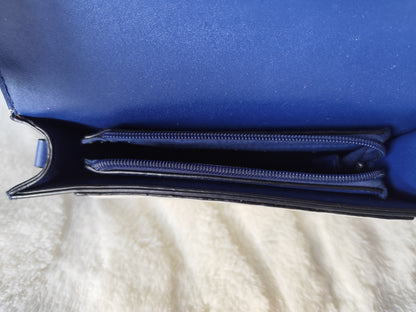 Sac Bandoulière Bleu avec Motif GO – Look Fun et Tendance