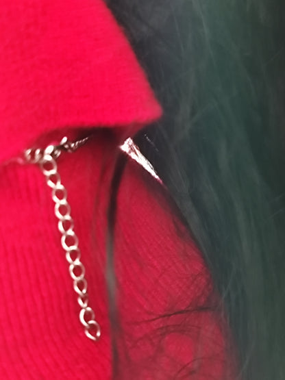 Collier Argenté avec Pendentif Lunettes – Look Fun et Original