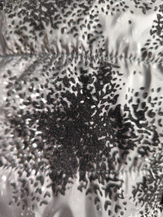 Doudoune imprimée noir & gris – Fashion Concept – Taille 42