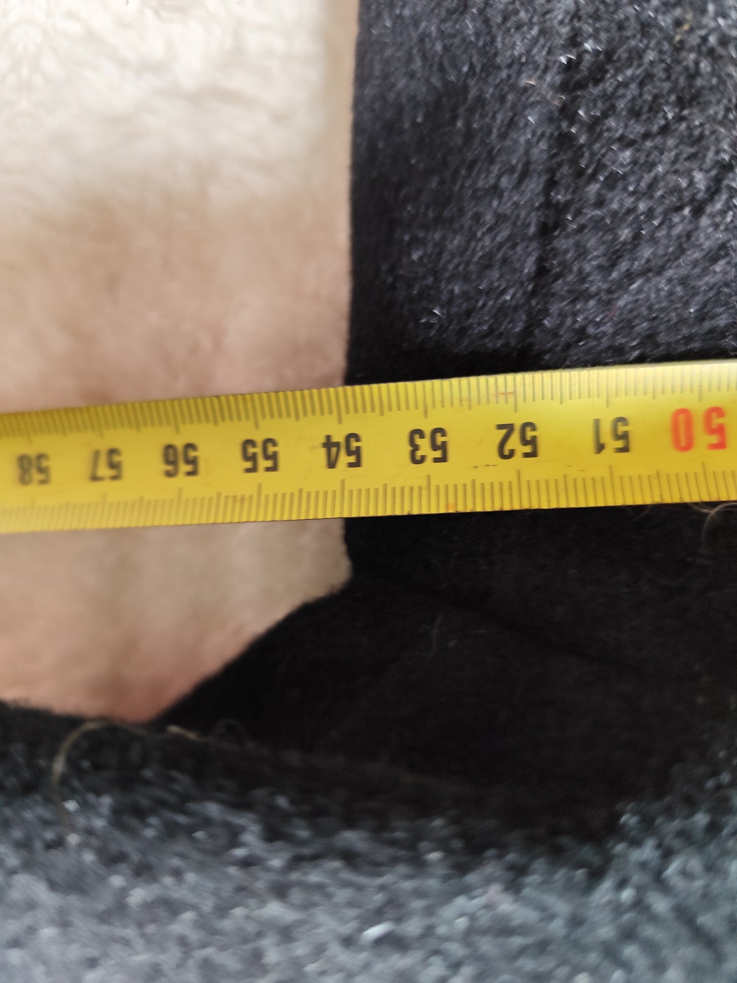 Manteau noir long vintage  – Taille  40/42