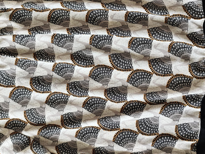 Blouse Christine Laure – Imprimé géométrique – Taille 44