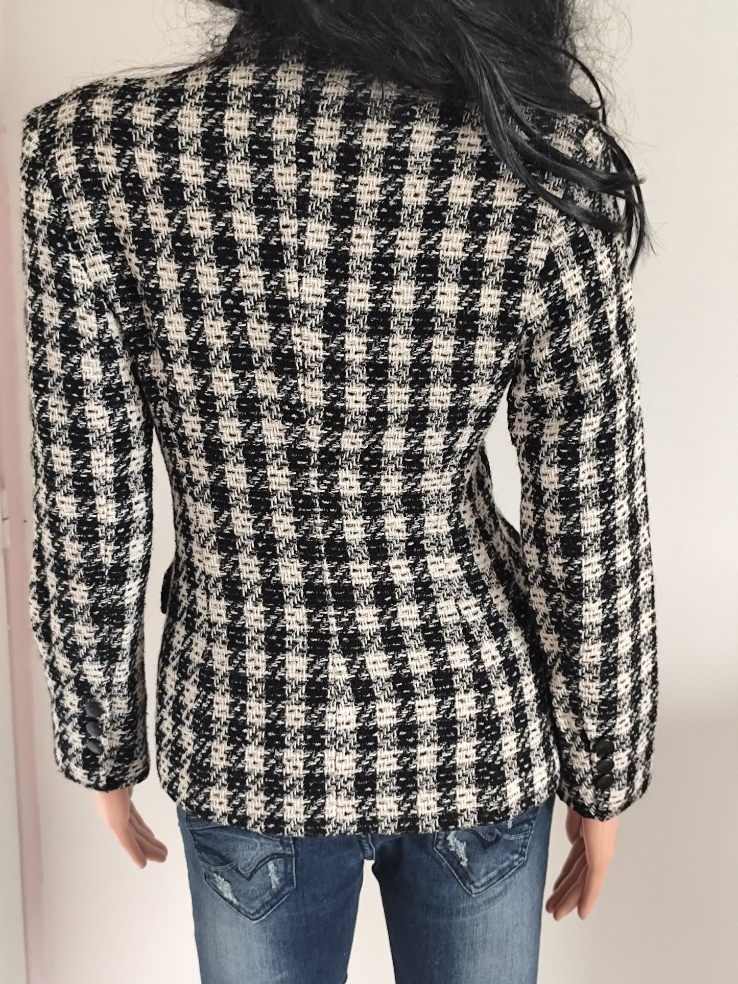 Veste courte pied-de-poule - Vertigo Paris - Taille M