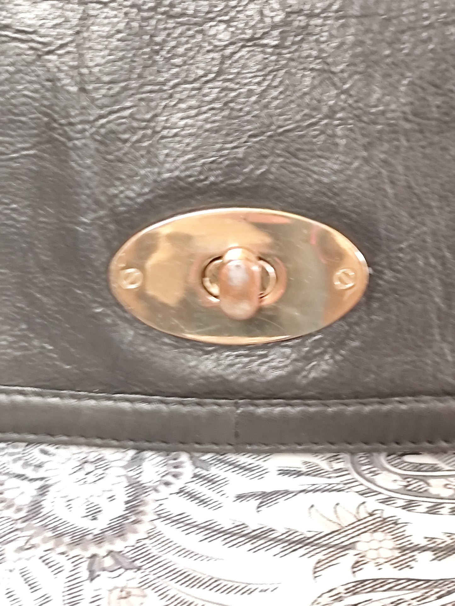 Sac cartable noir en cuir – Minelli – 36x20x10 cm