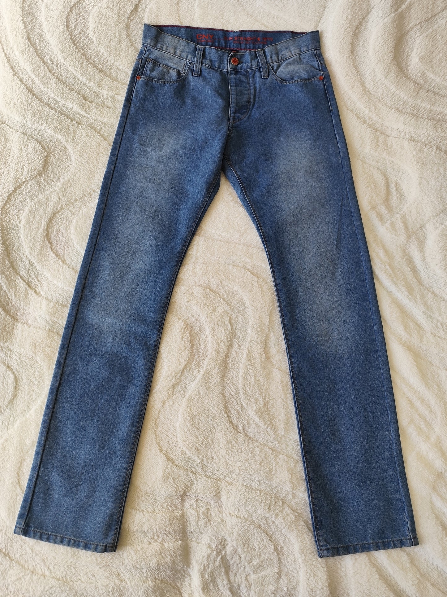 Jean Slim Homme COMPLICES Slim Straight Fit – Élégance et Confort - Taille 40 FR/W30 US