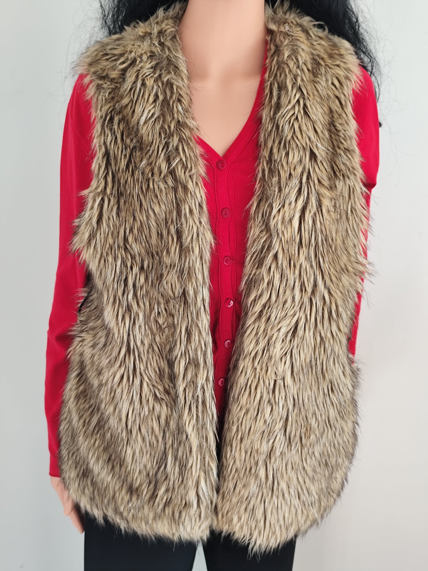 Veste sans manches fausse fourrure – Ky Création – Taille 42/44