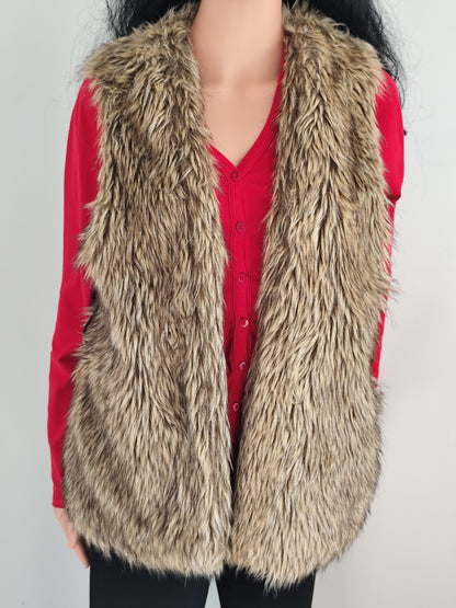 Veste sans manches fausse fourrure – Ky Création – Taille 42/44