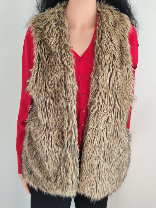 Veste sans manches fausse fourrure – Ky Création – Taille 42/44