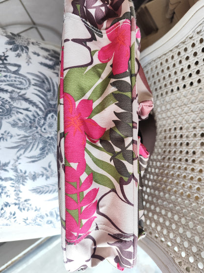 Sac bandoulière imprimé floral tropical -  Roxy - 22 x 33 cm