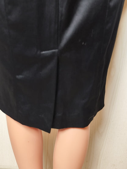 Robe noire satinée – Le Group Woman – Taille 36/38