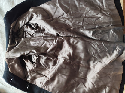 Manteau noir long vintage  – Taille  40/42