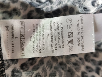 Top stretch imprimé animalier – Taille 36/38