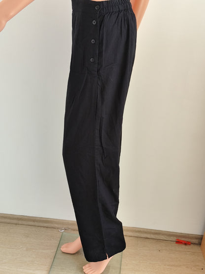Pantalon noir fluide Chadia – Taille 38/40