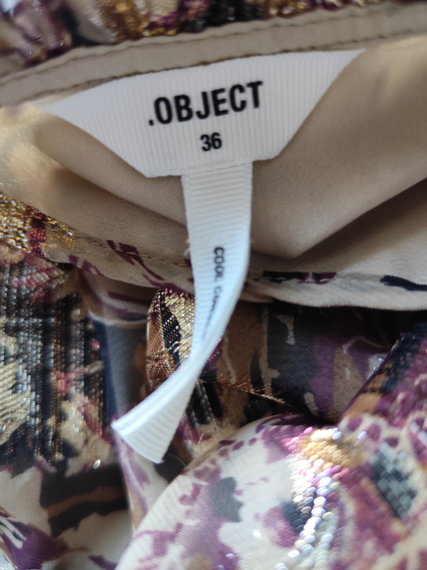 Blouse léopard à volants – Object – taille 38