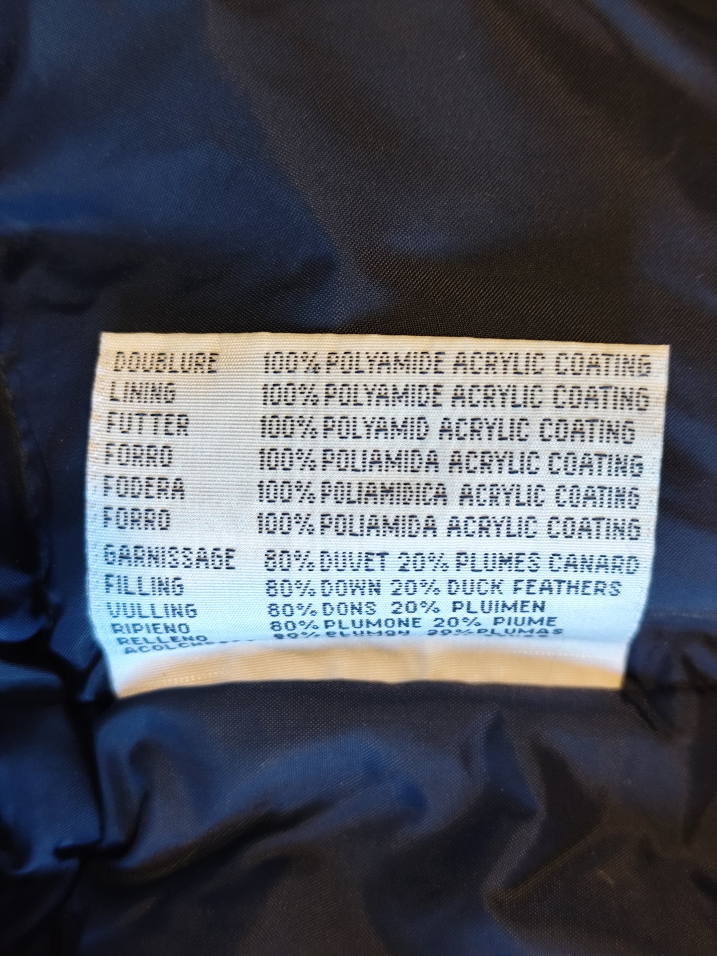 Doudoune longue bleu marine – Du Pareil Au Même - Taille 36/38