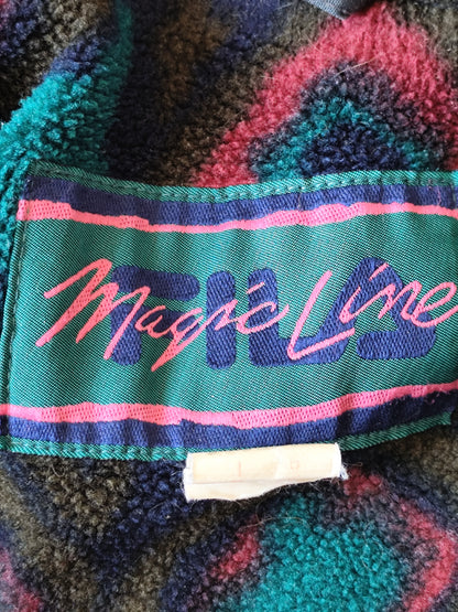 Veste vintage FILA Magic Line verte - oversize – Années 90 – Taille XL