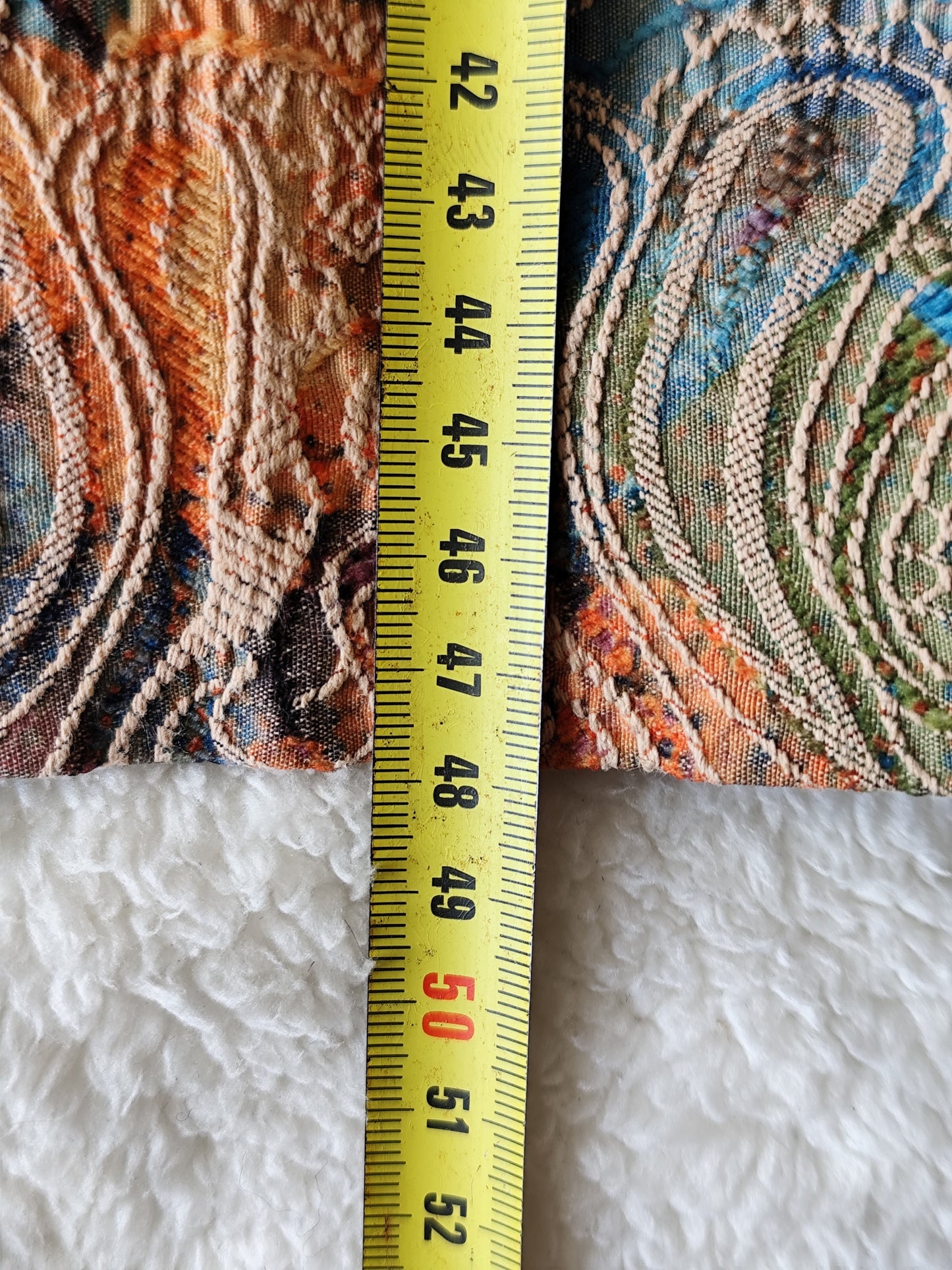 Jupe droite Amalfi – Multicolore texturée – Taille 40/42