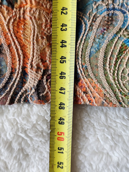 Jupe droite Amalfi – Multicolore texturée – Taille 40/42