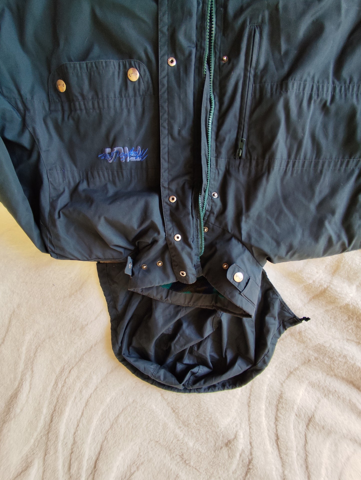Veste vintage FILA Magic Line verte - oversize – Années 90 – Taille XL