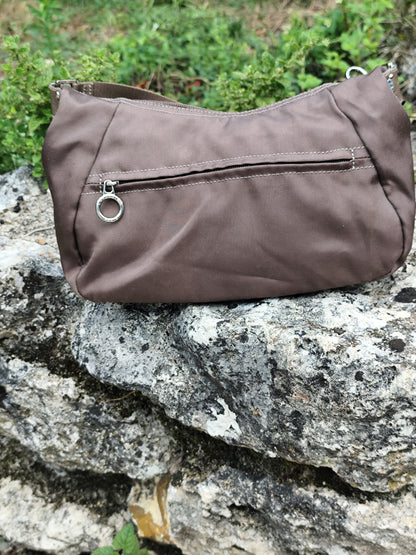 Sac baguette Lancaster Paris – Toile  Taupe