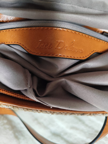 Sac Ines Delaure – Élégance naturelle et format ultra pratique