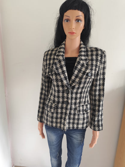 Veste courte pied-de-poule - Vertigo Paris - Taille M