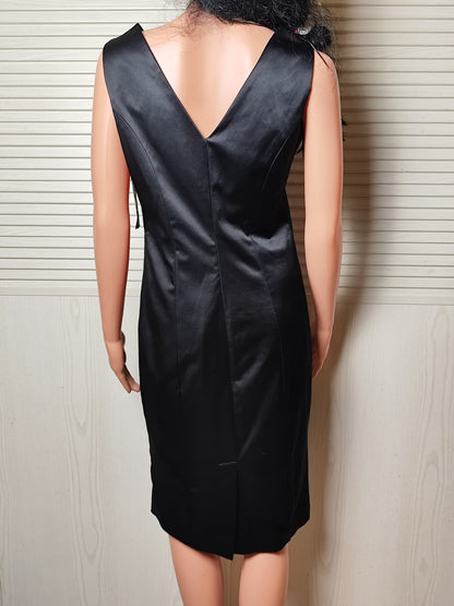 Robe noire satinée – Le Group Woman – Taille 36/38