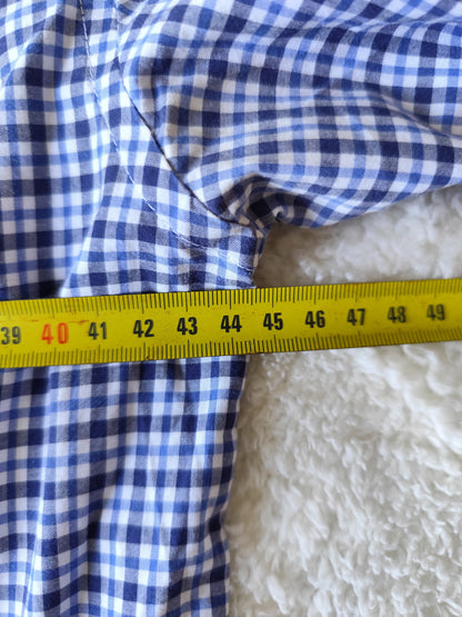 Chemise à carreaux bleu/blanc Celio – Taille S