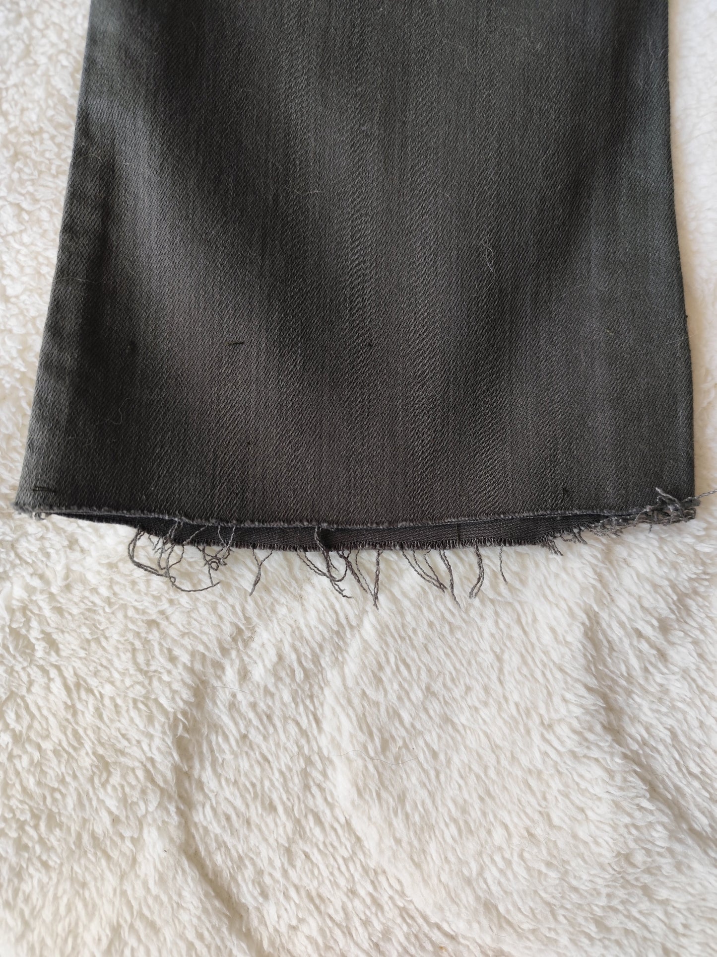 Jean bootcut kaki - bas effilochés - Carlakops Paris - Taille 34/36