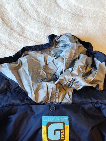 Doudoune longue bleu marine – Du Pareil Au Même - Taille 36/38